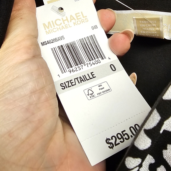 NWT Michael Kors leopard 🐆 print dress XS (Size 0) - Picture 6 of 6